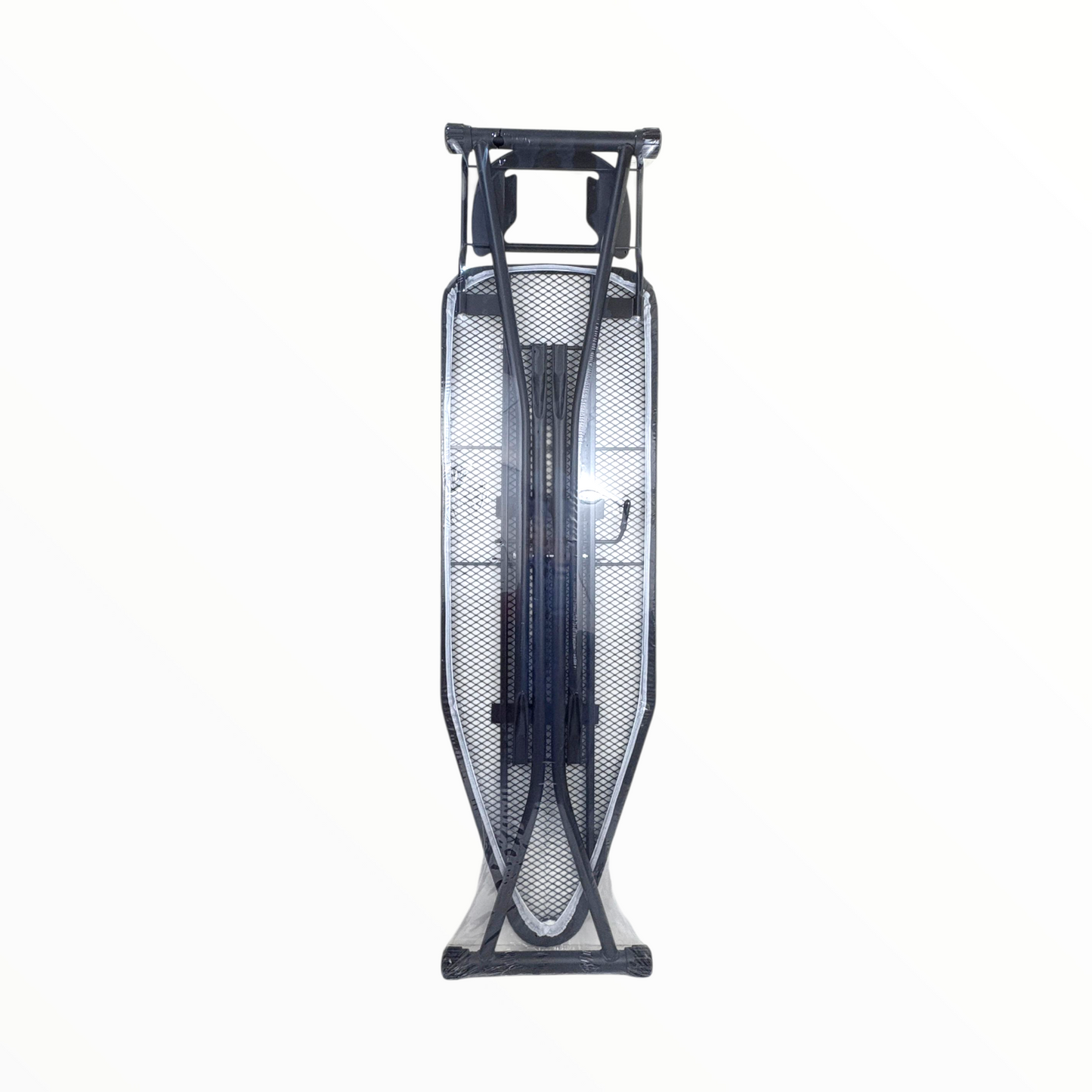 Heavy-Duty Foldable Ironing Board with Adjustable Height – Heat-Resistant Cover, Modern Geometric Design
