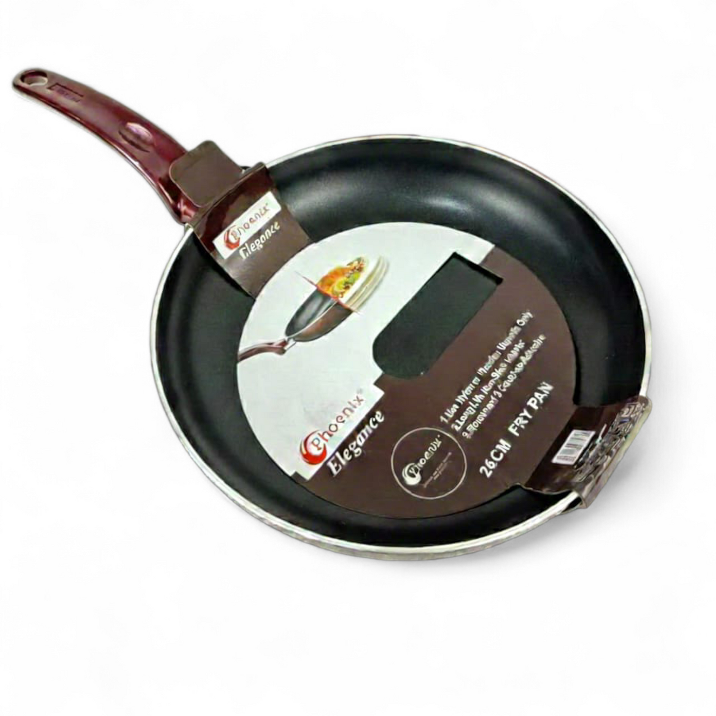 26cm Non-Stick Frying Pan with Heat-Resistant Handle – Phoenix Elegance Series