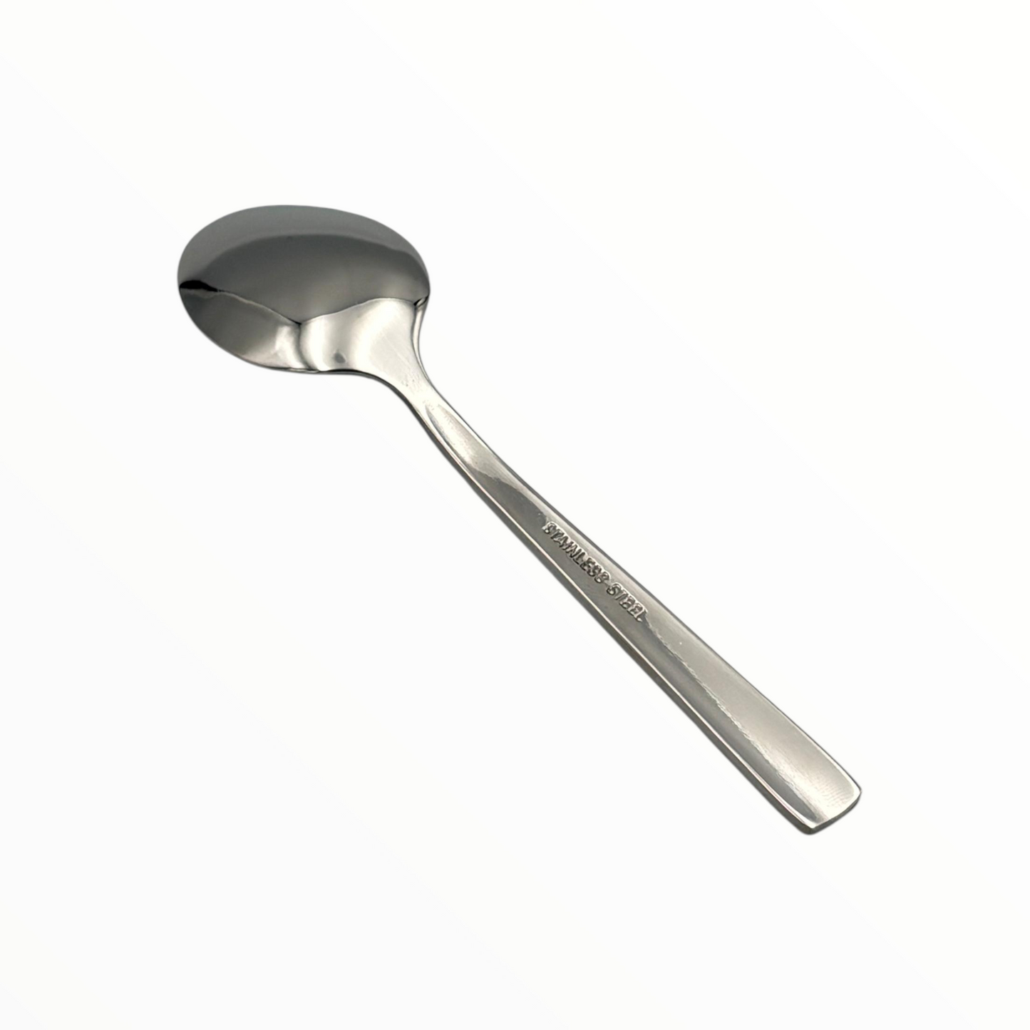 Stainless Steel Dessert & Coffee Spoon Set – 6-Piece Modern Cutlery
