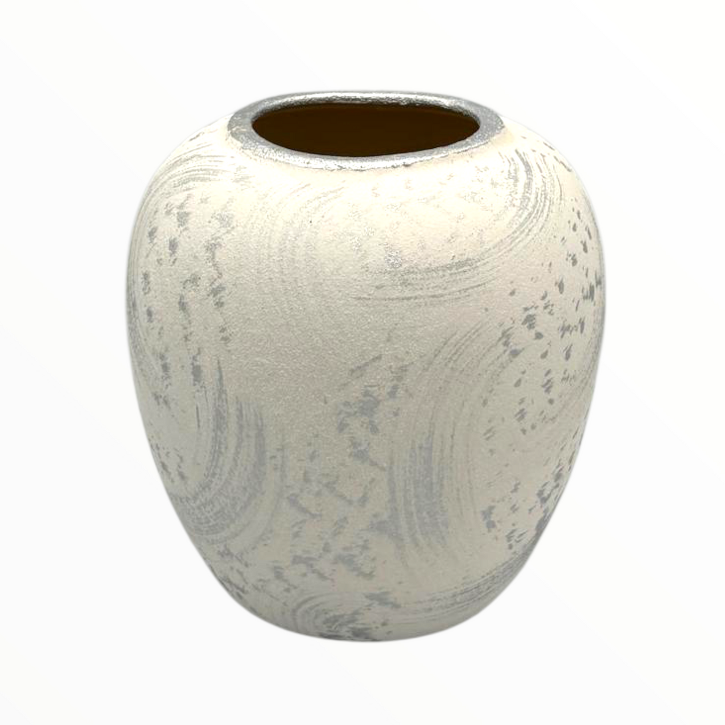 Modern Textured Ceramic Vase – Minimal Home Décor Accent