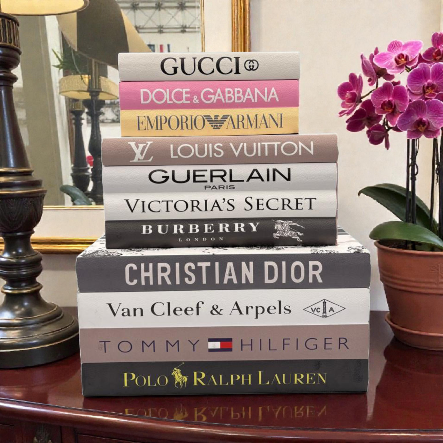 Modern Decorative Faux Books – Neutral Tone Coffee Table Book Decor