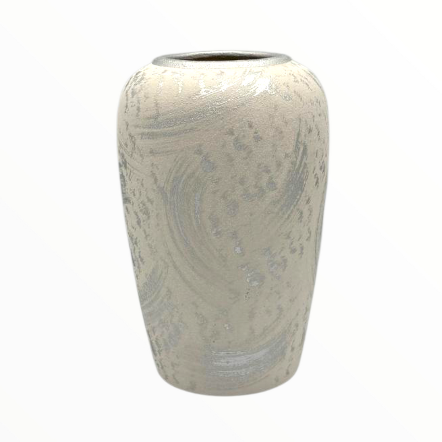 Modern Textured Ceramic Vase – Minimal Home Décor Accent