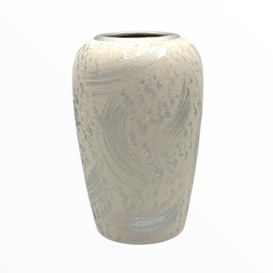 Modern Textured Ceramic Vase – Minimal Home Décor Accent