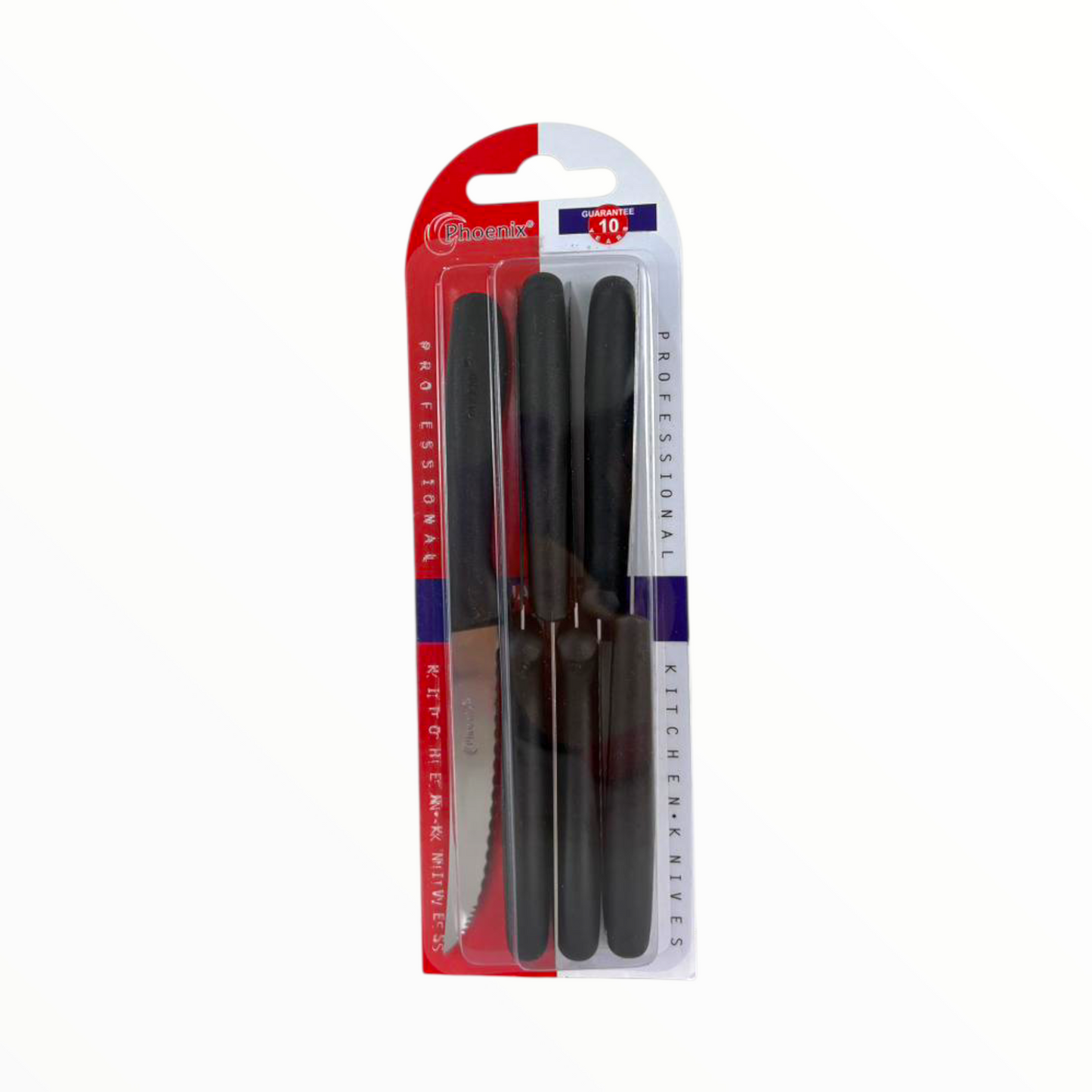 Phoenix Professional Kitchen Knife Set – 6 Stainless Steel Knives with Ergonomic Handles