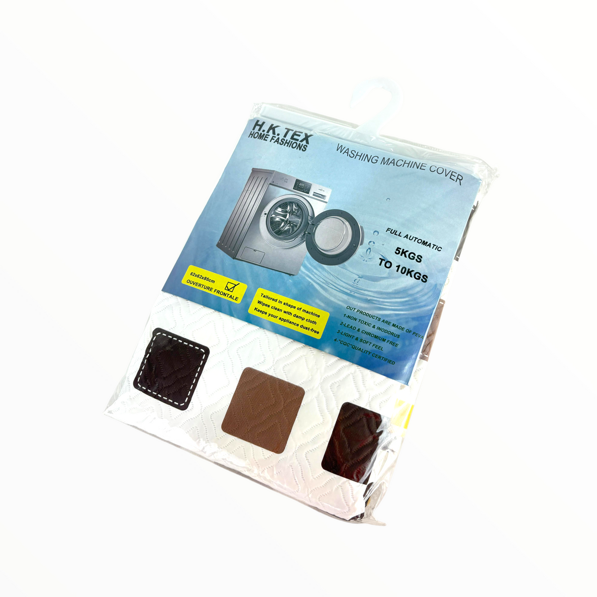 Waterproof Washing Machine Cover – Front Load Dust Protector (Fits 5kg to 10kg Machines