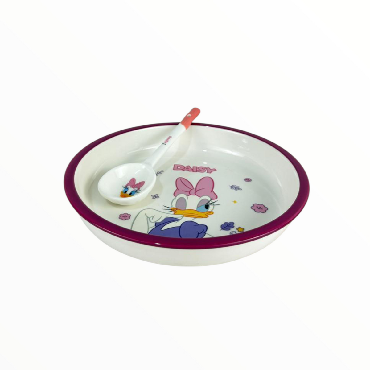 Daisy Kids Bowl & Spoon Set – Cartoon Feeding Bowl for Children
