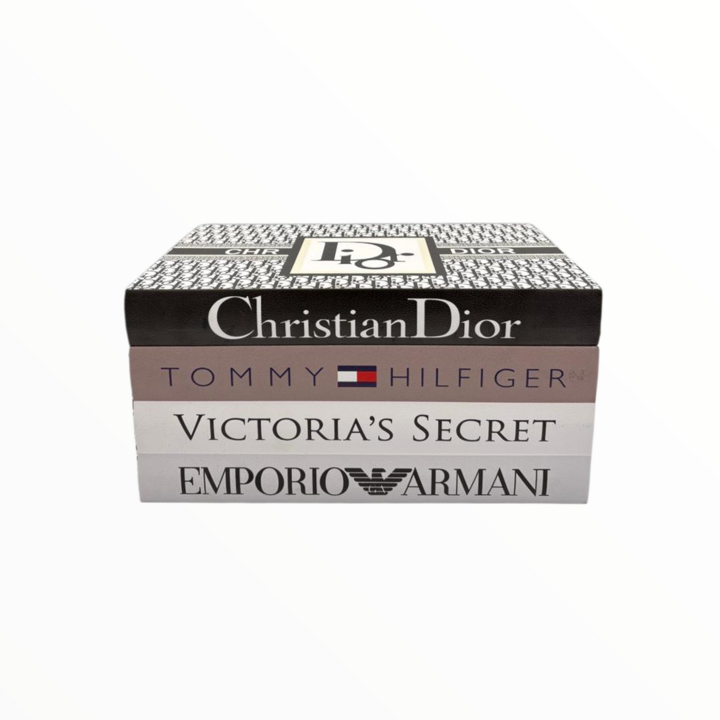Fashion-Inspired Decorative Faux Books – Luxury Coffee Table Book Stack