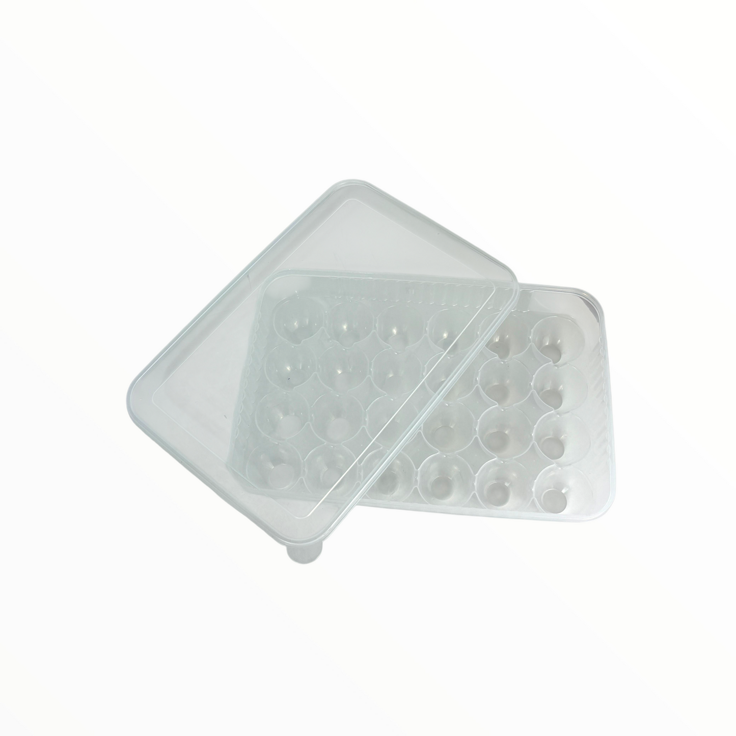 Egg Storage Box – Lock Fresh Plastic Egg Organizer for Refrigerator