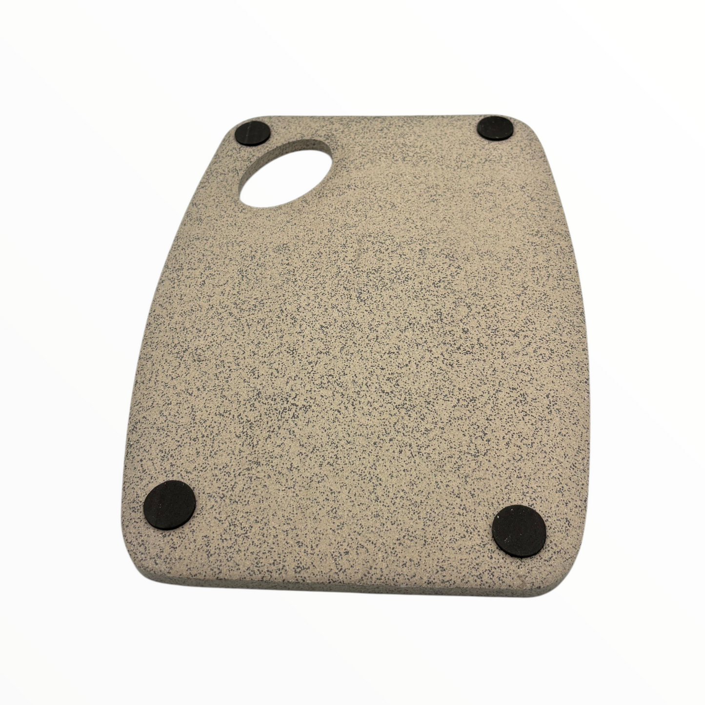 Beige Speckled Cutting Board with Handle – Stone-Effect Kitchen Board