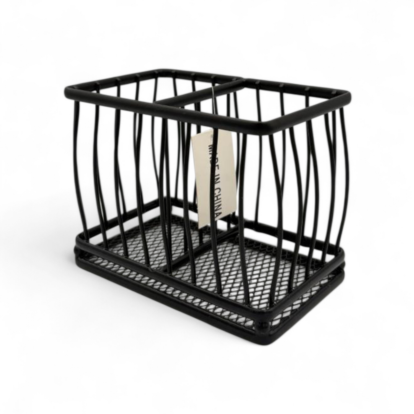 Black Metal Napkin Holder – Modern Tabletop Tissue Stand