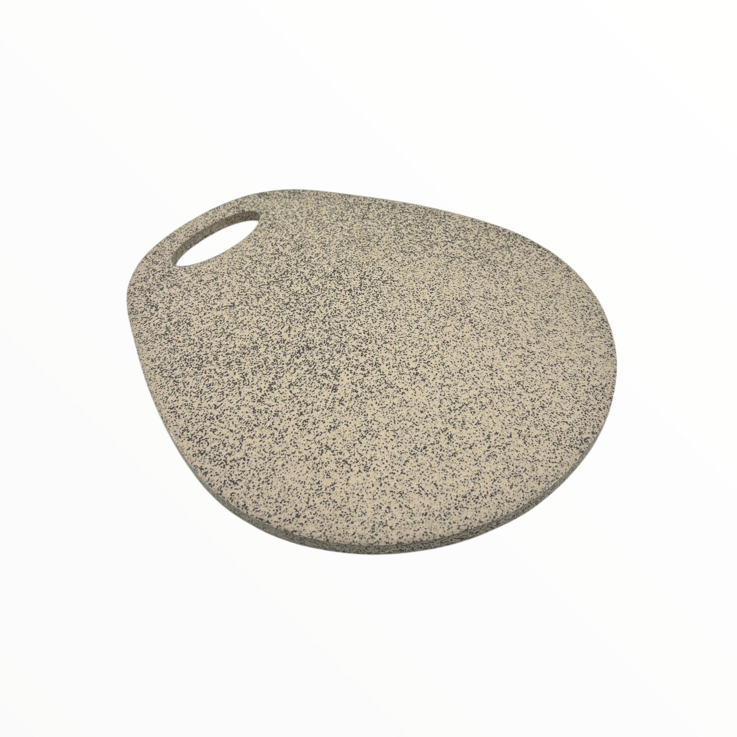 Beige Speckled Cutting Board with Handle – Stone-Effect Kitchen Board