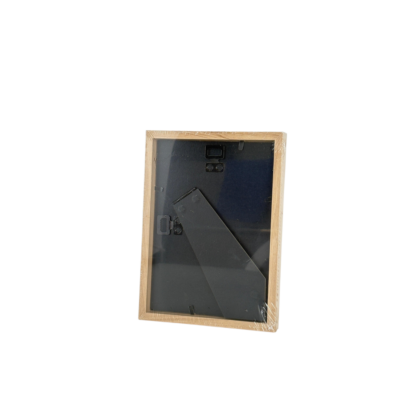 Inspirational Wooden Photo Frame with Quote Prints – Rustic Home Décor Frame 5×7"