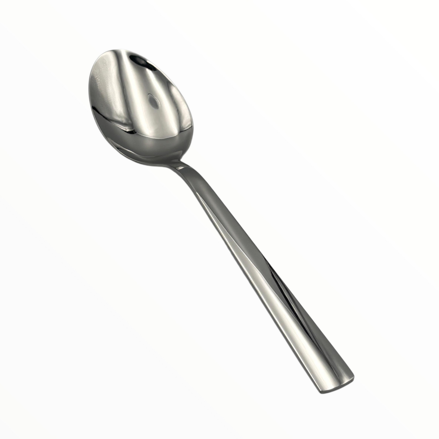 Stainless Steel Dessert & Coffee Spoon Set – 6-Piece Modern Cutlery