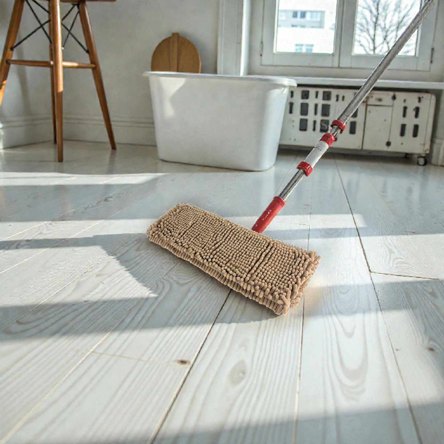 Chenille Microfiber Kitchen Floor Mat – Super Absorbent Non-Slip Mop Rug