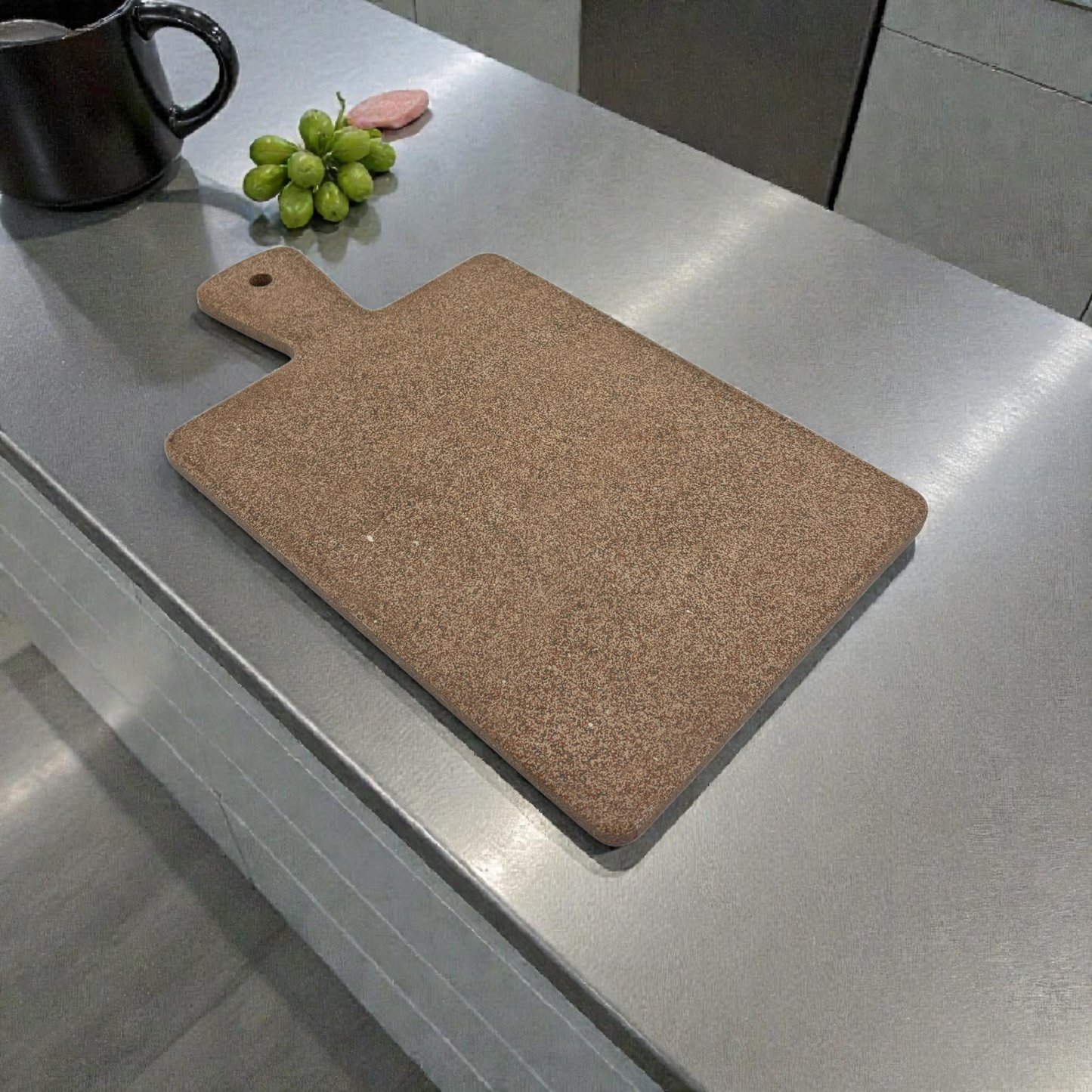 Brown Speckled Cutting Board – Rustic Stone-Style Kitchen Board