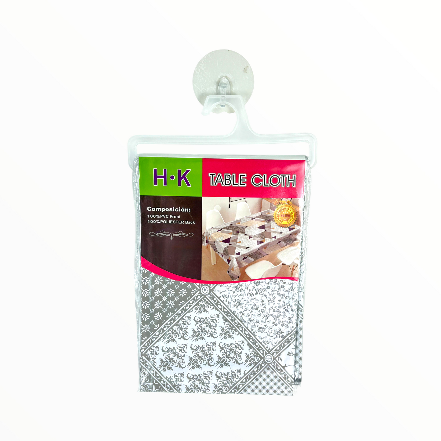 H.K Patterned Table Cloth – Waterproof & Easy-Clean Dining Table Cover