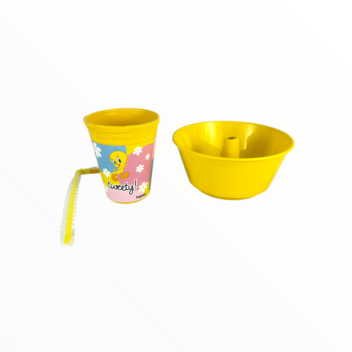 Tweety Kids Plastic Snack & Popcorn Bowl – Fun Cartoon Design Serving Cup