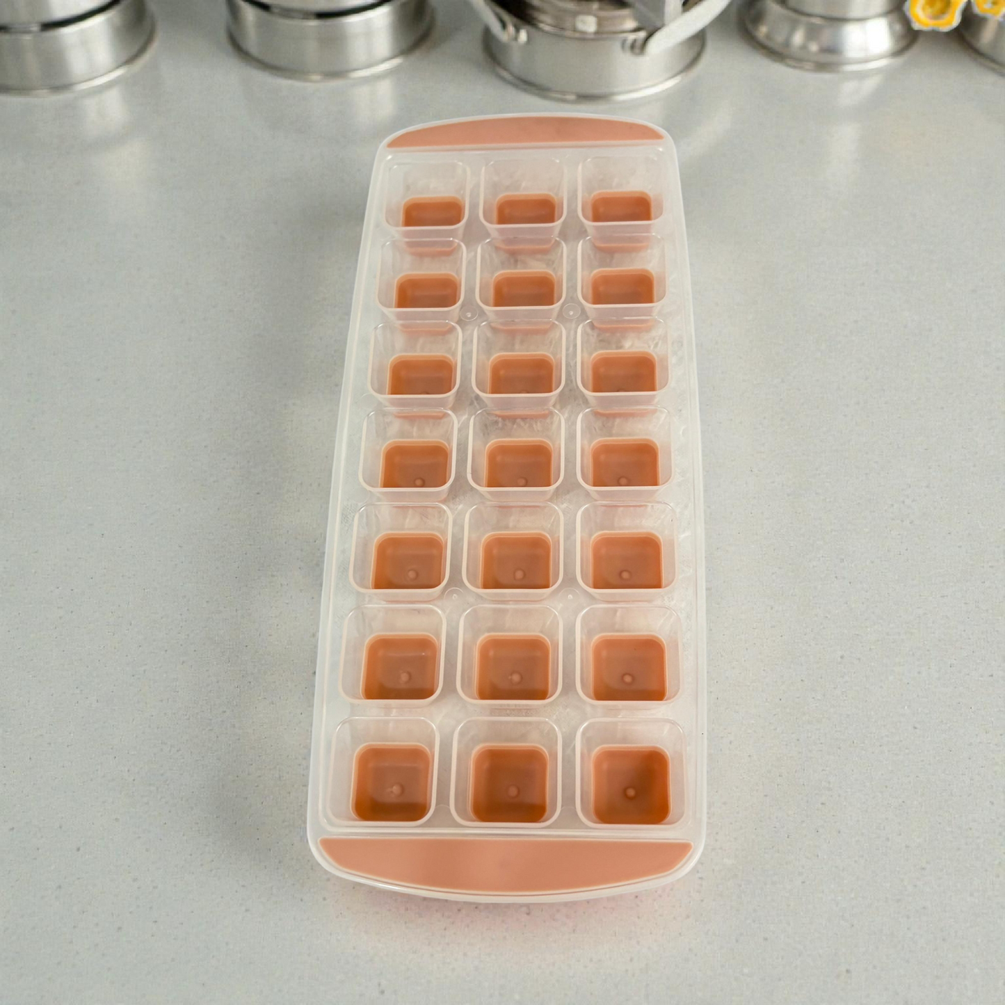 Flexible Ice Cube Tray with Easy-Release Design – Multi-Compartment Freezer Mold