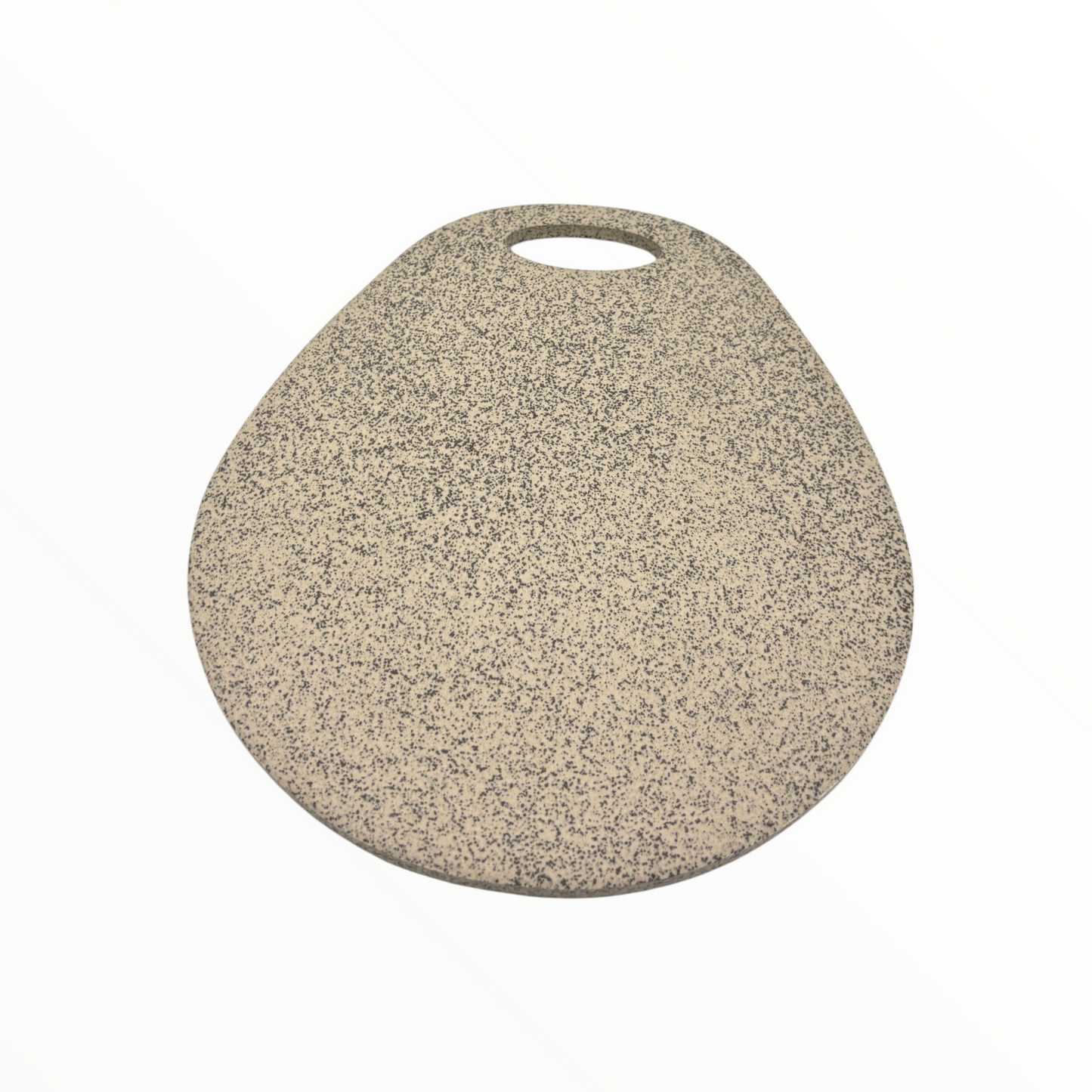 Beige Speckled Cutting Board with Handle – Stone-Effect Kitchen Board