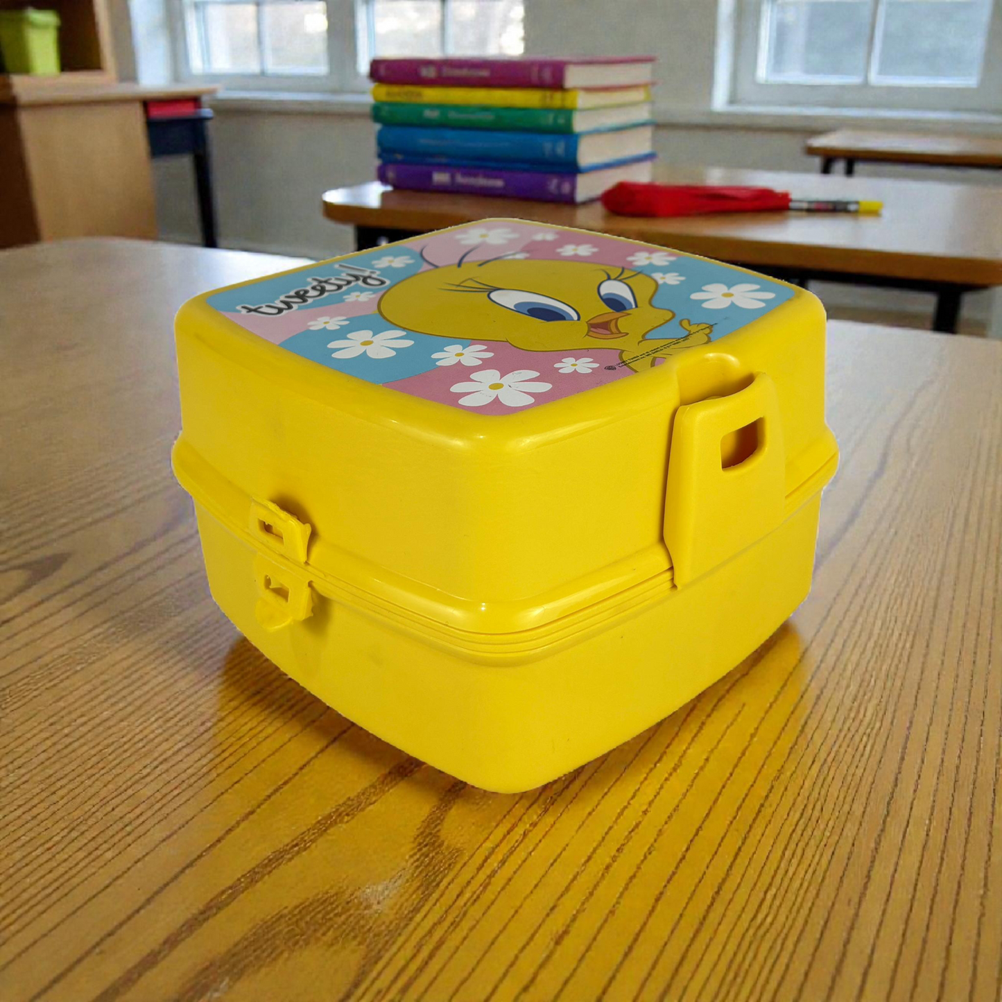 Kids Lunch Box with Cartoon Design – Secure Lock Food Container