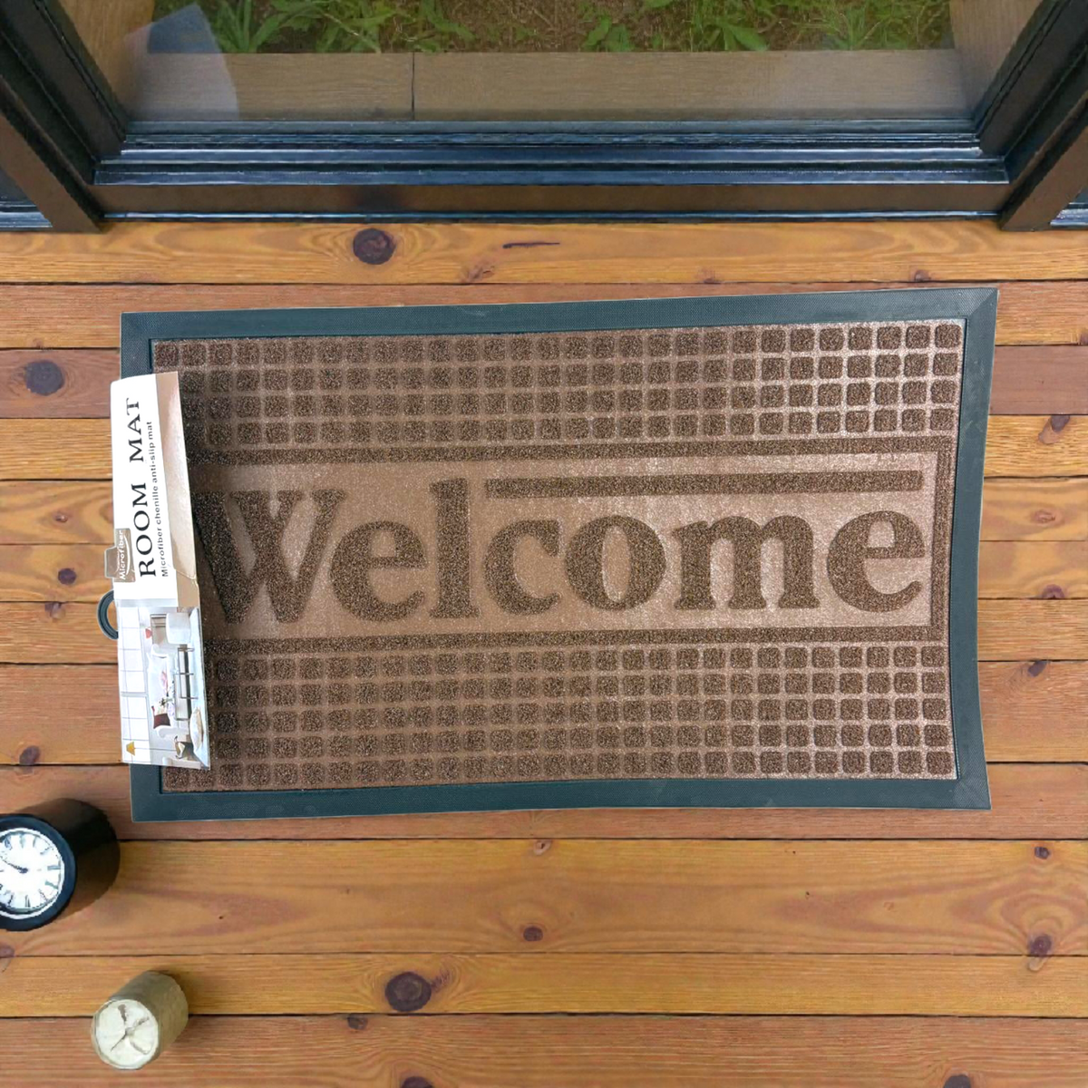 Welcome Entrance Doormat – Heavy-Duty Anti-Slip Room Mat for Home & Office | Dirt-Trapping Outdoor/Indoor Mat