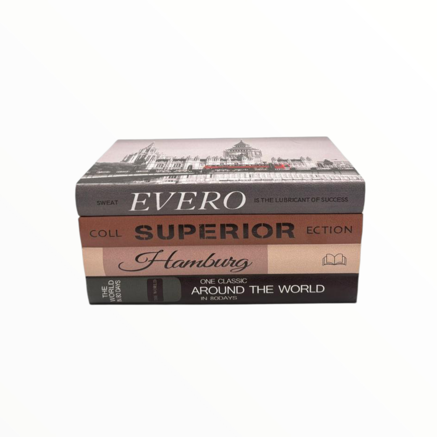 Luxury Fashion Faux Book Decor – Designer Style Decorative Book Stack