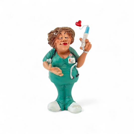 Nurse Figurine with Syringe – Hero Healthcare Decor