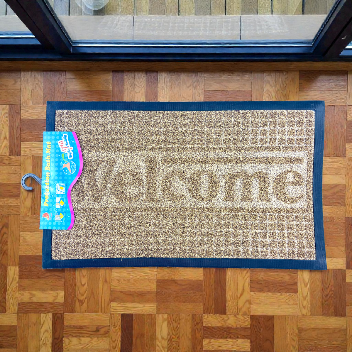 Welcome Entrance Doormat – Heavy-Duty Anti-Slip Room Mat for Home & Office | Dirt-Trapping Outdoor/Indoor Mat