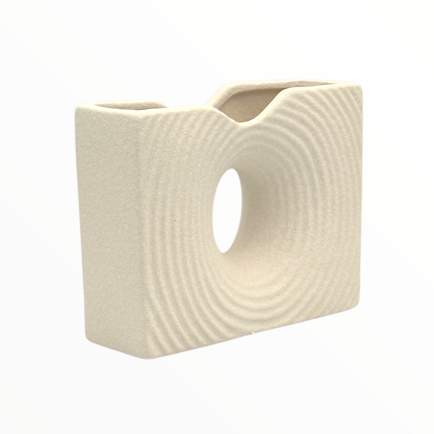 Abstract Ceramic Decorative Holder – Modern Minimalist Home Accent