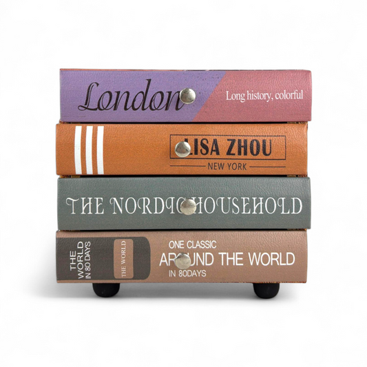 Vintage Book Drawer Organizer – Mini Storage Chest