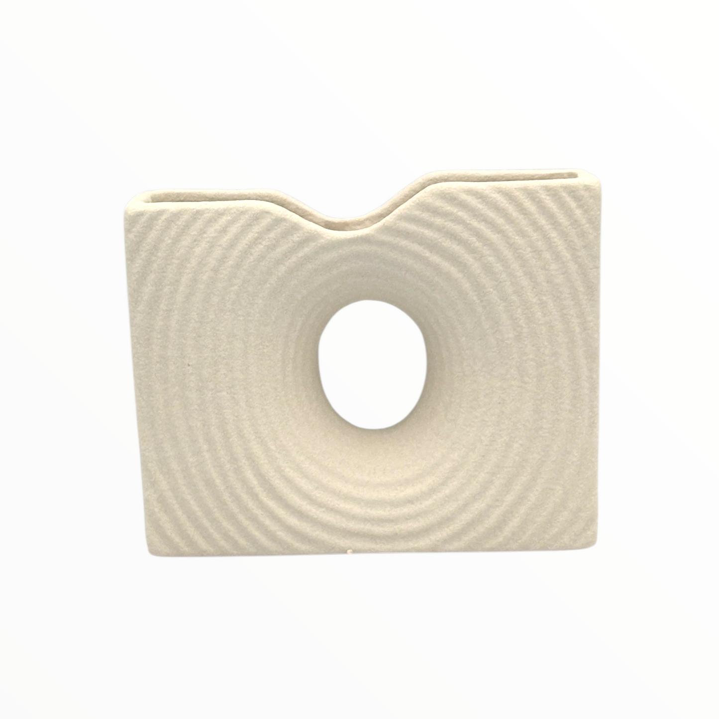 Abstract Ceramic Decorative Holder – Modern Minimalist Home Accent
