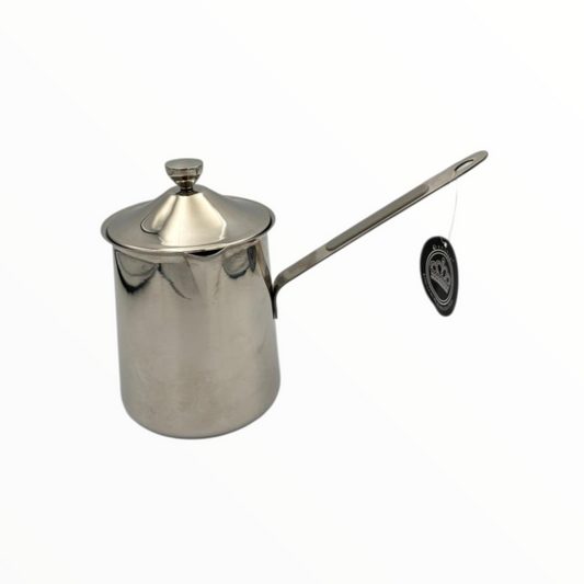 Stainless Steel Turkish Coffee Pot with Long Handle – Professional capacity 800ml