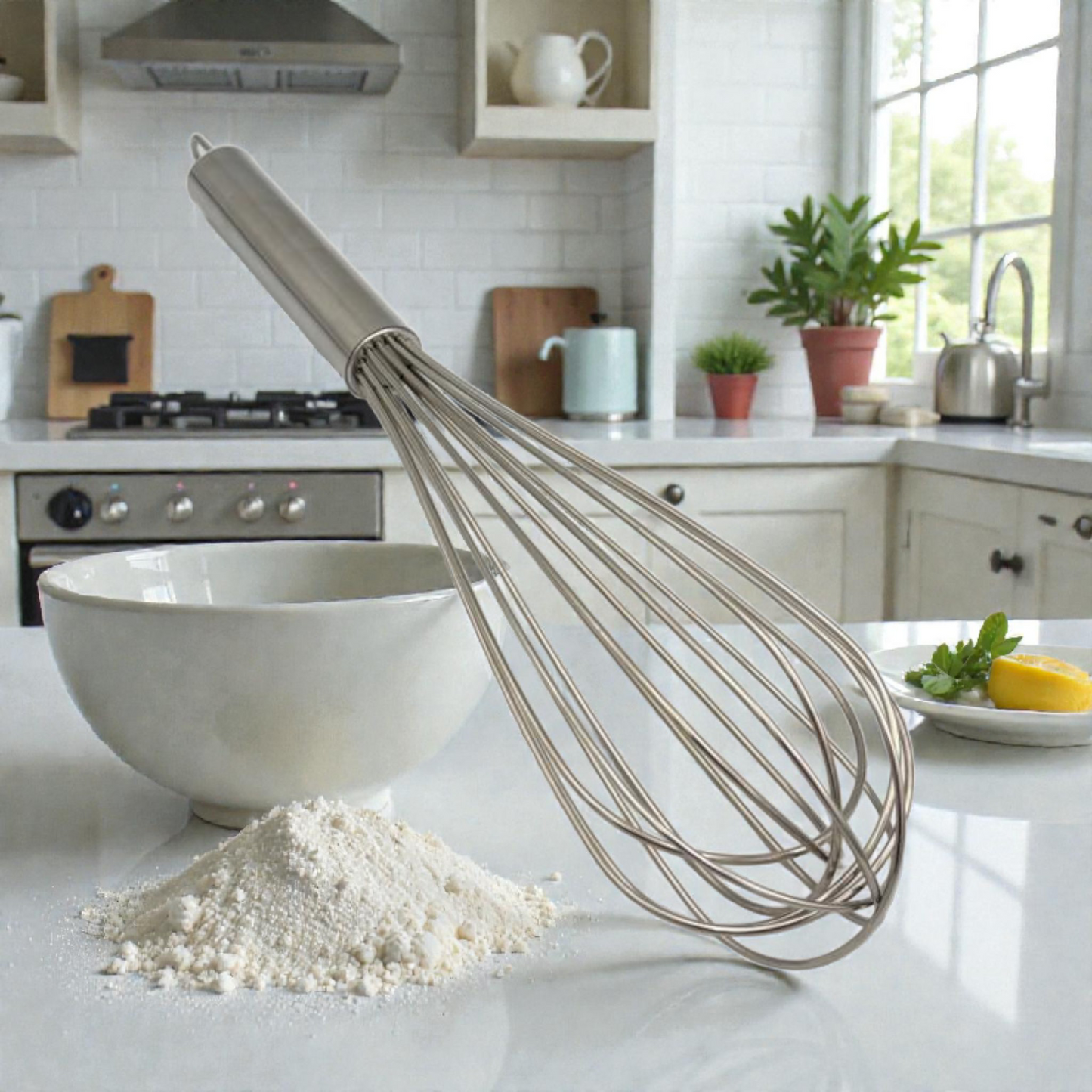 Stainless Steel Balloon Whisk – Professional Kitchen Egg & Batter Whisk size 37cm