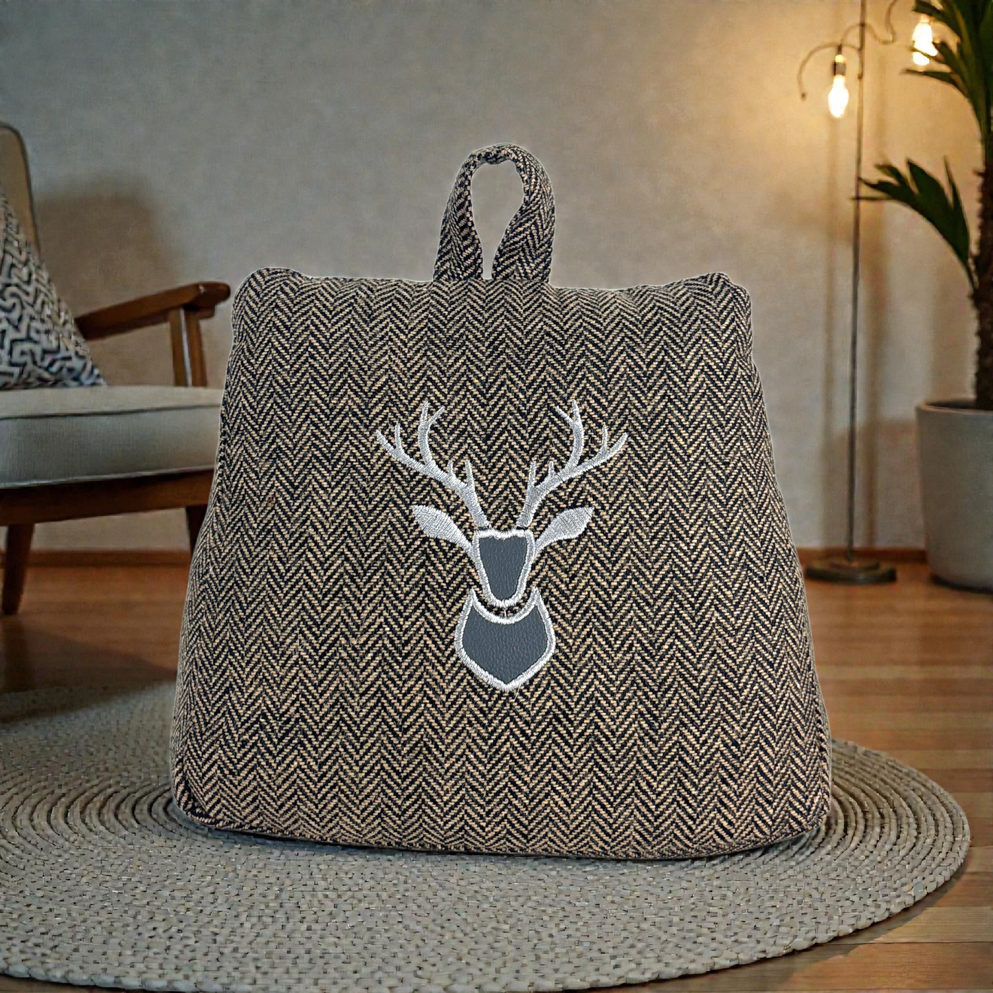 Cute Animal Fabric Storage Basket with Handle – Soft Laundry & Toy Organizer