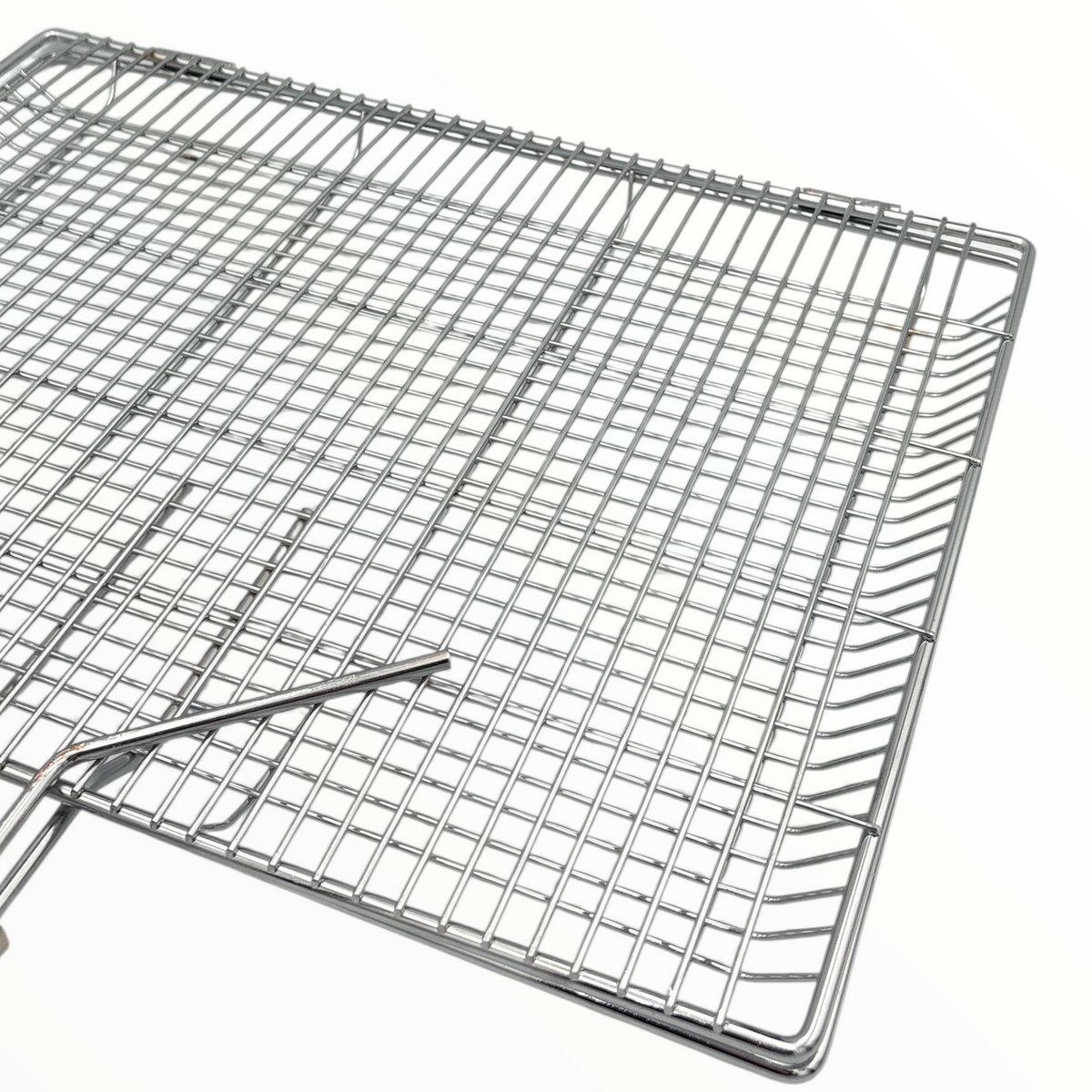 Stainless Steel BBQ Grill Basket – Non-Stick Grilling Rack with Handle