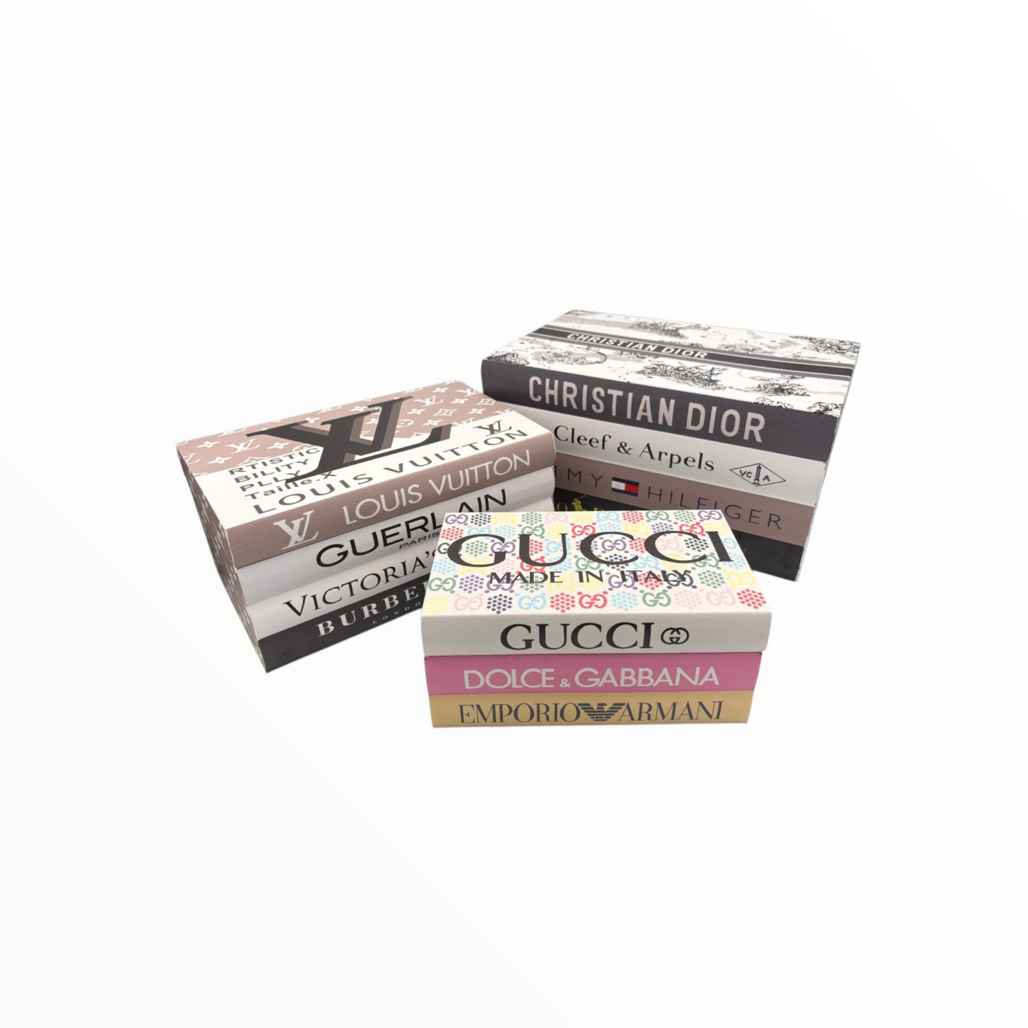 Modern Decorative Faux Books – Neutral Tone Coffee Table Book Decor