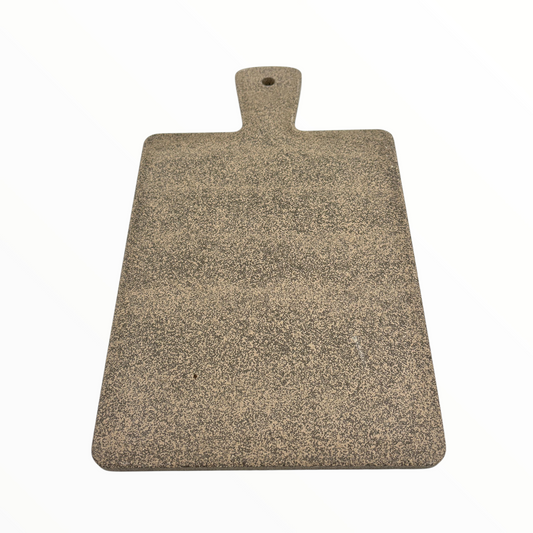 Beige Speckled Cutting Board with Handle – Stone-Effect Kitchen Board