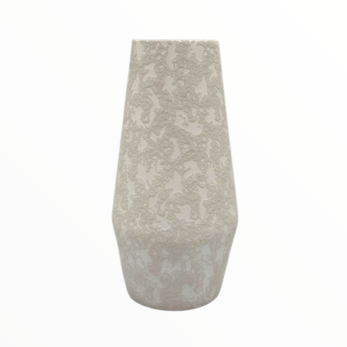 Modern Textured Ceramic Vase – Minimal Home Décor Accent
