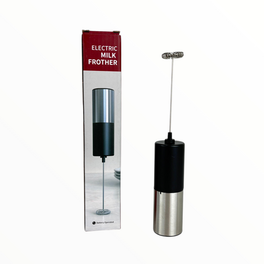 Electric Milk Frother – Handheld Battery Operated Coffee & Latte Frother
