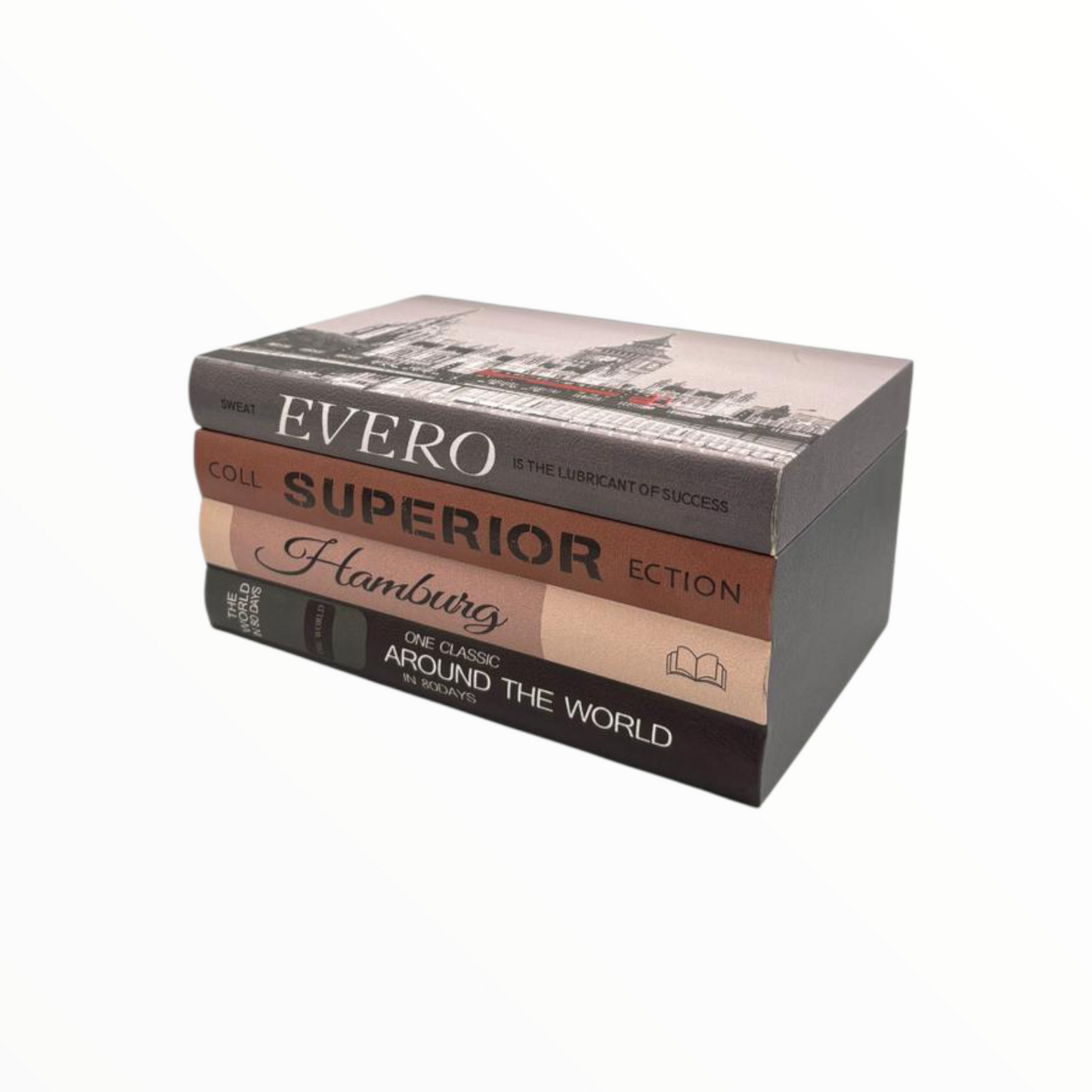 Luxury Fashion Faux Book Decor – Designer Style Decorative Book Stack
