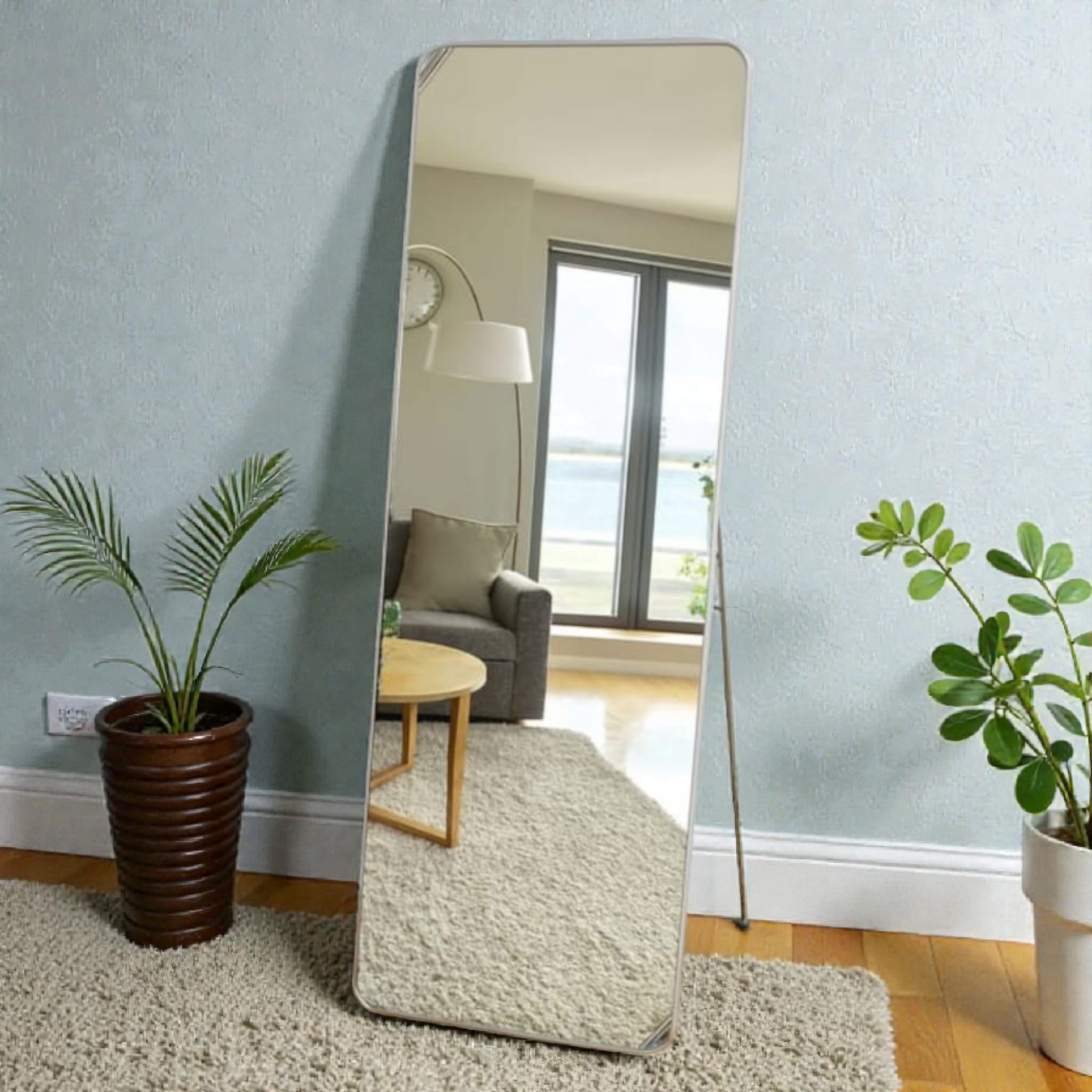 Full-Length Standing Mirror – Modern Floor Mirror for Bedroom & Living Room size 50x160cm