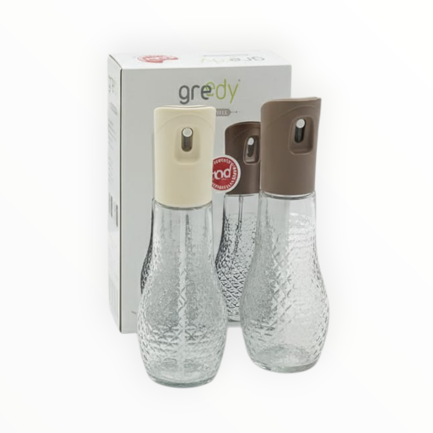 Glass Oil Spray Bottle Set – Oil & Vinegar Kitchen Dispensers