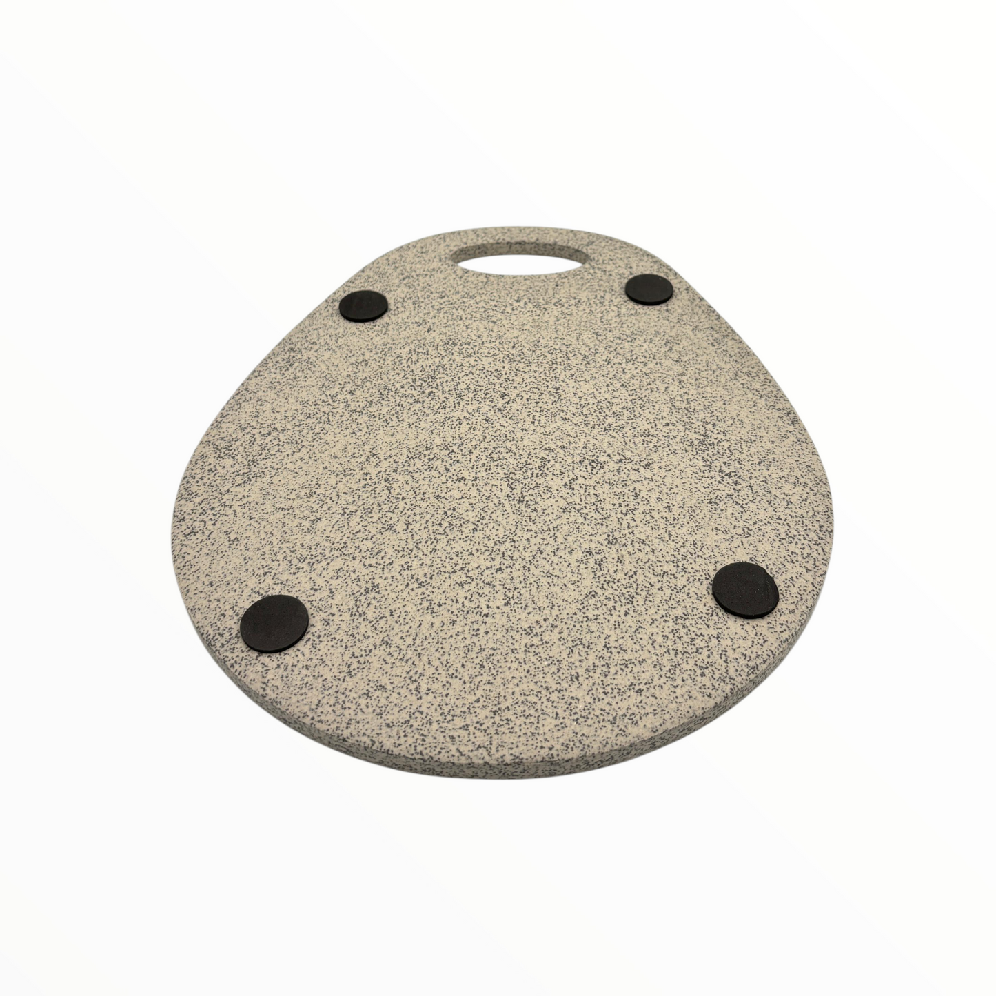 Beige Speckled Cutting Board with Handle – Stone-Effect Kitchen Board