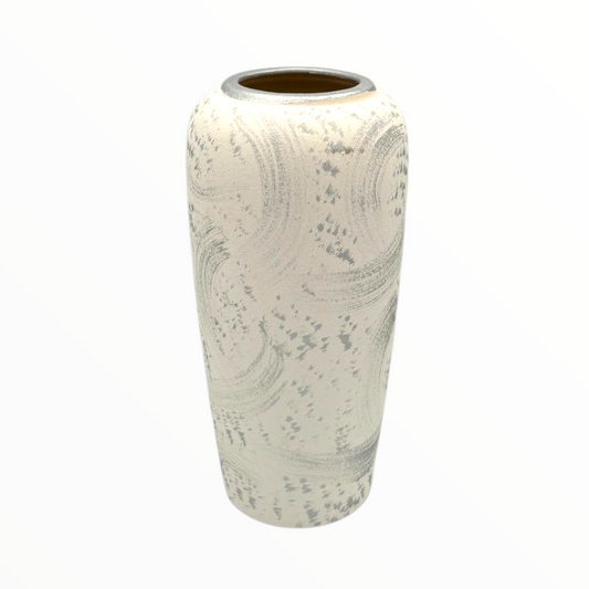 Modern Textured Ceramic Vase – Minimal Home Décor Accent