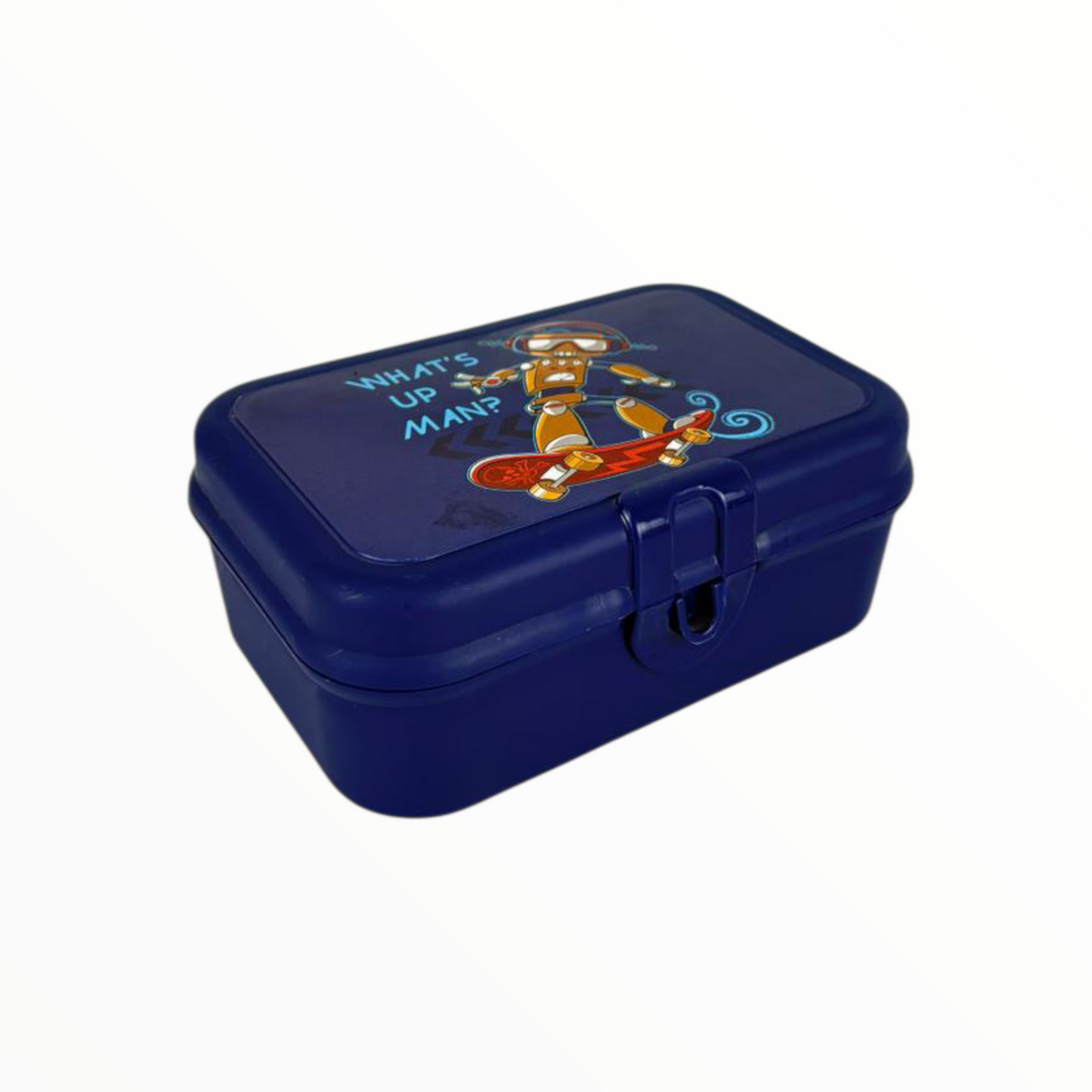Kids Lunch Box with Cartoon Design – Secure Lock Food Container