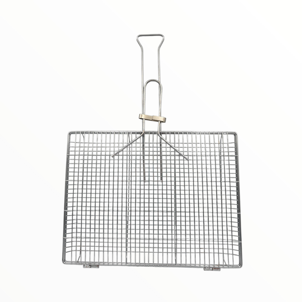 Stainless Steel BBQ Grill Basket – Non-Stick Grilling Rack with Handle