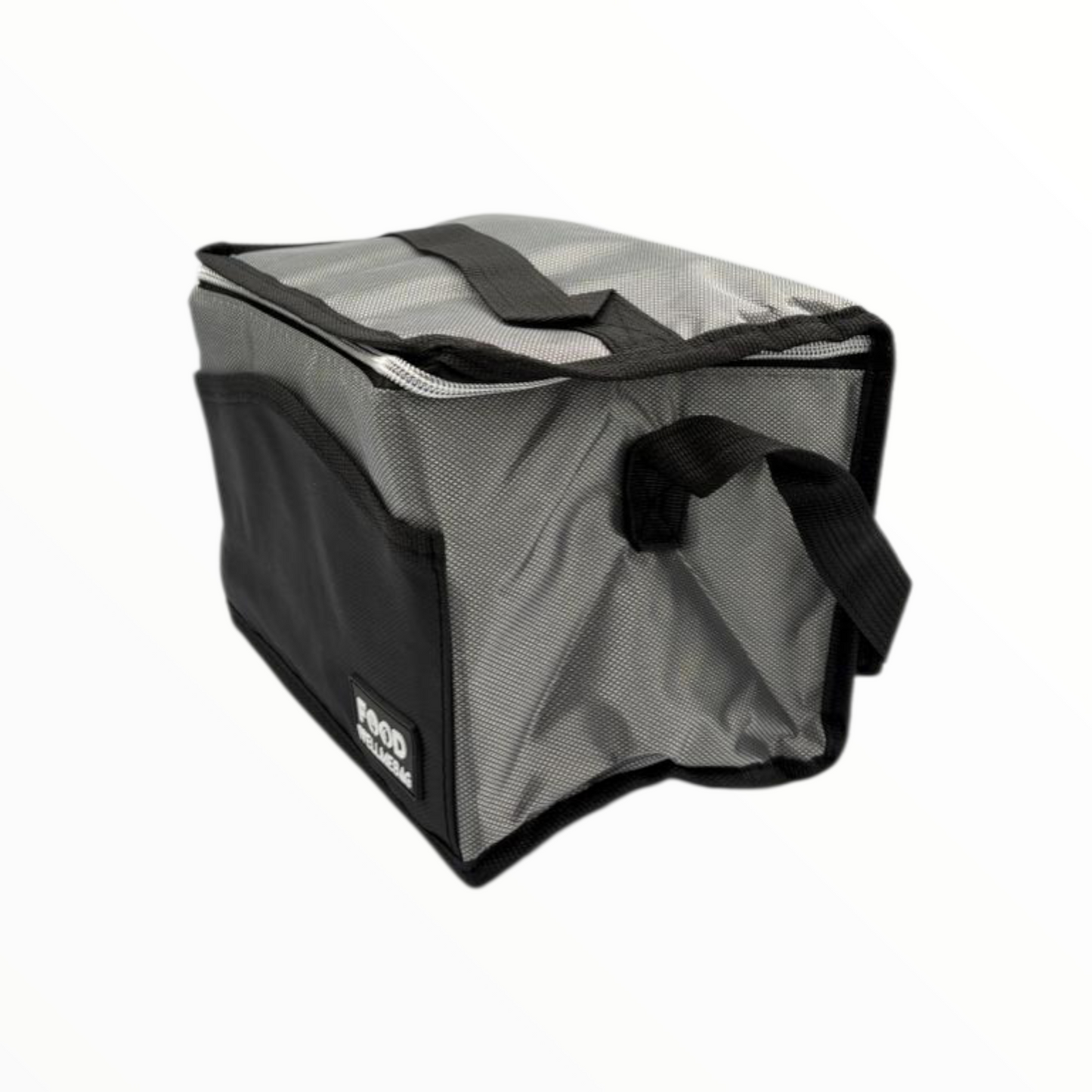 Insulated Lunch Cooler Bag Grey & Black – Multi Pocket Design