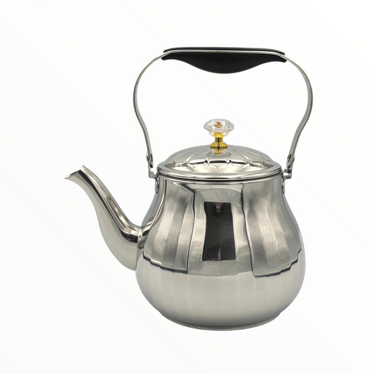 Stainless Steel Teapot with Handle – Classic Tea Kettle for Boiling & Serving 1.2LT