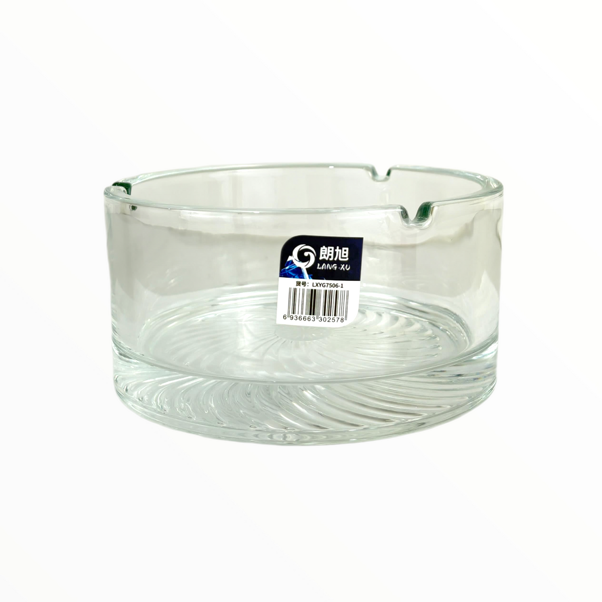 Clear Glass Ashtray – Heat-Resistant Modern Ashtray for Home & Office capacity500ml