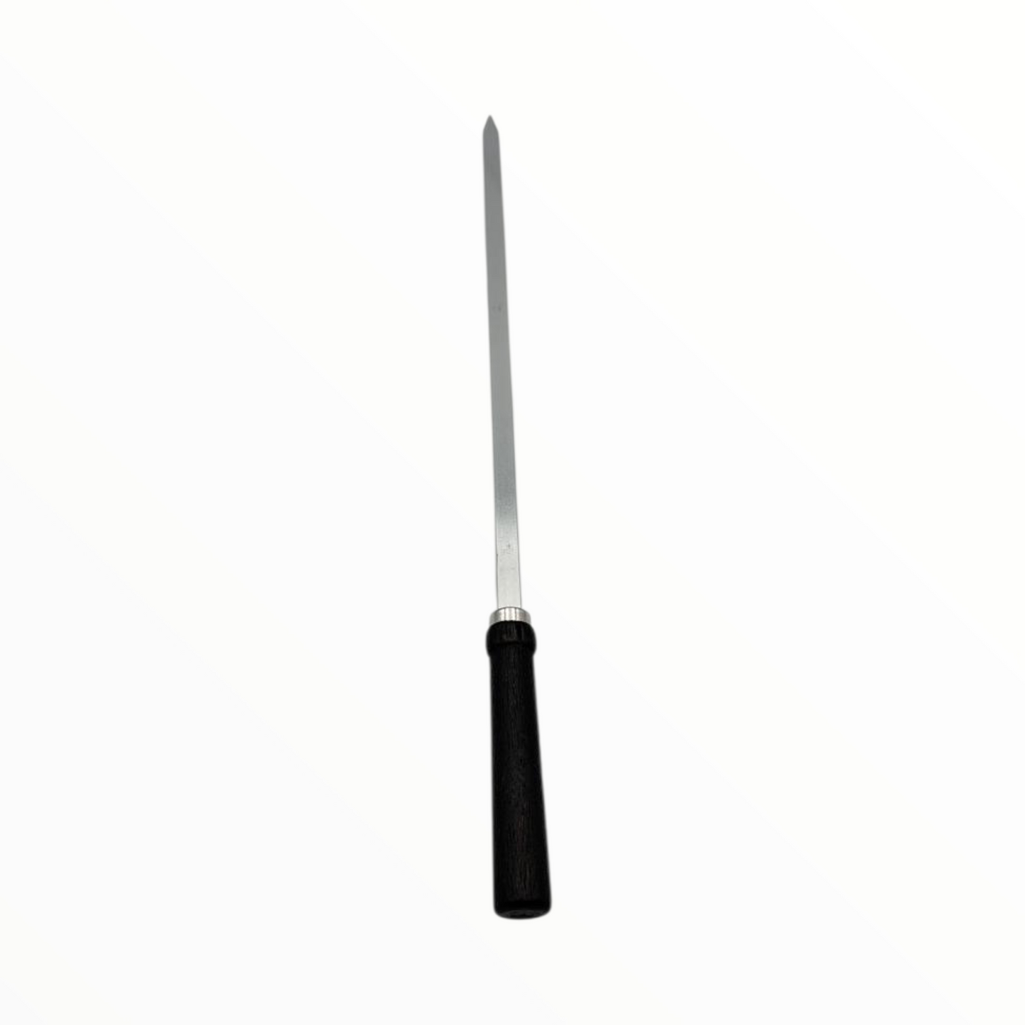 BBQ Skewers Set – Stainless Steel Grill Skewers with Wooden Handles (12 Pieces)